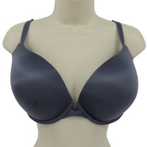 Victorias Secret 40DD Very Sexy Push Up Bra Solid Blue Gray Underwire Padded